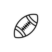 American-Football-Icon-Design-Vorlage vektor