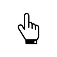 finger ikon designmall vektor
