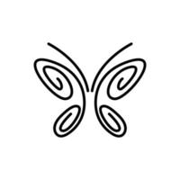 Schmetterling Logo Symbol Design Vorlage Vektor