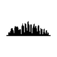 Silhouettendesign-Vektor der Skyline der Stadt vektor