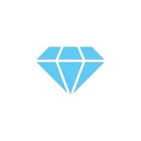 diamant ikon formgivningsmall vektor