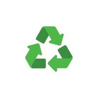 Logo-Icon-Design-Vorlagenvektor recyceln vektor