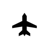 flygplan ikon formgivningsmall vektor