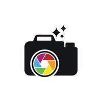 Kamera-Logo-Icon-Design-Vorlage vektor