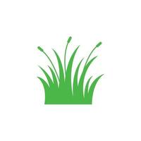 gräs ikon design mall vektor