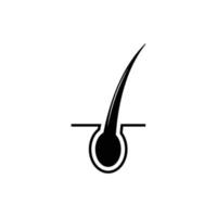 Haar-Logo-Icon-Design-Vorlage-Vektor vektor