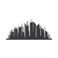 Silhouettendesign-Vektor der Skyline der Stadt vektor