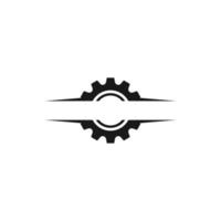 kugghjul logotyp ikon designmall vektor