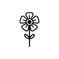Blumen-Icon-Design-Vorlage vektor