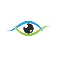 Auge-Logo-Icon-Design-Vektor vektor