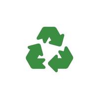 Logo-Icon-Design-Vorlagenvektor recyceln vektor