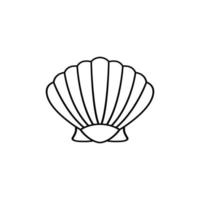 Design-Vorlagenvektor für Shell-Logo-Symbole vektor