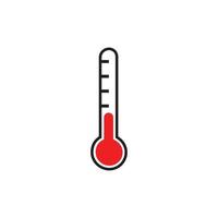 termometer ikon formgivningsmall vektor