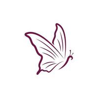 Schmetterling Logo Symbol Design Vorlage Vektor