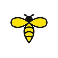 bee logotyp ikon designmall vektor