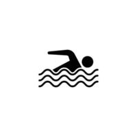 Entwurfsvorlage für Schwimmsymbole vektor