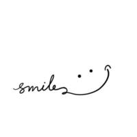 lustiges Lächeln-Symbol Symbol Emotion Emoticons Smiley-Gesichter Emoji mit handgezeichnetem Doodle-Symbol für den glücklichen internationalen Tag des Glücks Welttag des Lächelns vektor