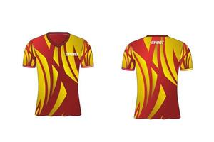 Jersey ist ein gemeines Sport-T-Shirt-Design für Fußball-, Basketball- und Volleyballmannschaften vektor
