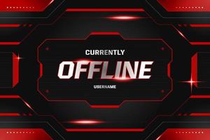 offline spel banner mall vektor