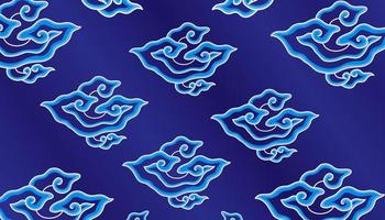 Vektor Batik megandung blau