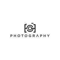 Logo-Vorlage Fotostudio, Fotograf, Foto. unternehmen, marke, branding, korporativ, identität, logotyp. sauberer und moderner Stil vektor