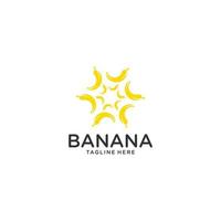 Banane modernes Logo. originelle und stilvolle Illustration. Stock-Vektor-Illustration vektor