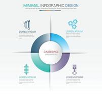 infographic flache Vektorgestaltungselementillustration für Netzfahne oder -darstellung verwendet vektor