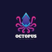 Oktopus-Logo-Vorlage vektor