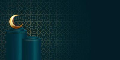 ramadan kareem banner bakgrundsdesign illustration vektor