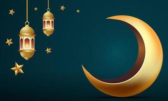 Ramadan Kareem Banner Hintergrund Design Illustration vektor