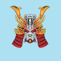Krieger-Cyborg-Kopf-Roboterritter im Hintergrund der heiligen Geometrie, perfekt für T-Shirt-Design, Aufkleber, Poster, Waren und E-Sport-Logo vektor