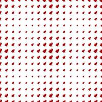 isometrische rote herzen lieben zeichen nahtloses vektormuster