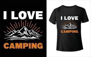 Camping-T-Shirt-Design, Camping-Vektor, Camping-Vektor, Lizenzgebühr Dies ist mein Wander-T-Shirt-Design. Vektor, vektor