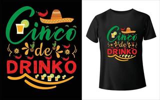 cinco de mayo t-skjorta design vektor konst cinco de mayo vektor