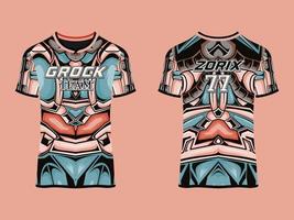 gaming jersey club abstrakt vektordesign vektor