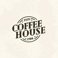 kaffeehaus logo schwarz farbe linie stil isoliert auf hintergrund für café, shop, restaurant