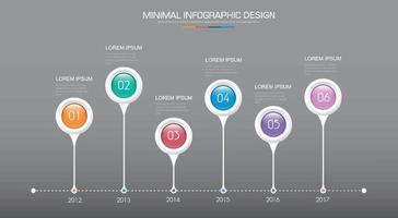 business infographic mall, vektordesignillustration vektor