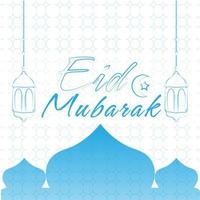 Eid Mubarak-Vorlage vektor