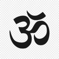 symbol des hinduismus isoliert vektor