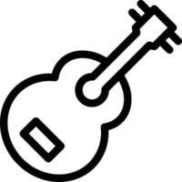 gitarrenvektorillustration auf einem hintergrund. hochwertige symbole. vektorikonen für konzept und grafikdesign. vektor