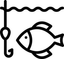 Fischvektorillustration auf einem Hintergrund. Premium-Qualitätssymbole. Vektorsymbole für Konzept und Grafikdesign. vektor