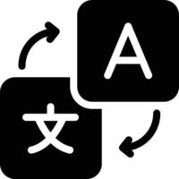 englische übersetzervektorillustration auf einem hintergrund. hochwertige symbole. vektorikonen für konzept und grafikdesign. vektor