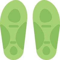 Fußabdruck-Vektorillustration auf einem Hintergrund. Premium-Qualitätssymbole. Vektorsymbole für Konzept und Grafikdesign. vektor