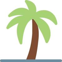 Palmenvektorillustration auf einem Hintergrund. Premium-Qualitätssymbole. Vektorsymbole für Konzept und Grafikdesign. vektor