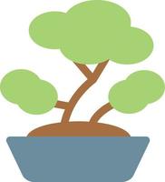 bonsai-vektorillustration auf einem hintergrund. hochwertige symbole. vektorikonen für konzept und grafikdesign. vektor