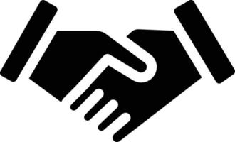 handshake-vektorillustration auf einem hintergrund. hochwertige symbole. vektorikonen für konzept und grafikdesign. vektor