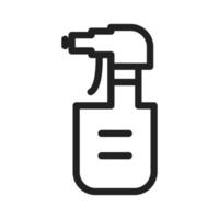 Symbol für Wassersprühflasche vektor