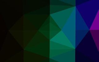 mörk mångfärgad, regnbåge vektor abstrakt polygonal layout.