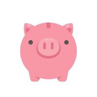 finanzielle sparschweinideen, um geld für die zukunft zu sparen vektor