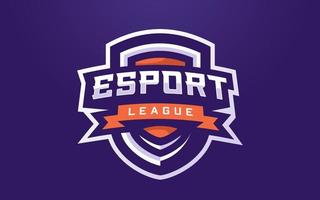 Esports-Logo-Vorlage für Gaming-Team oder Turnier vektor